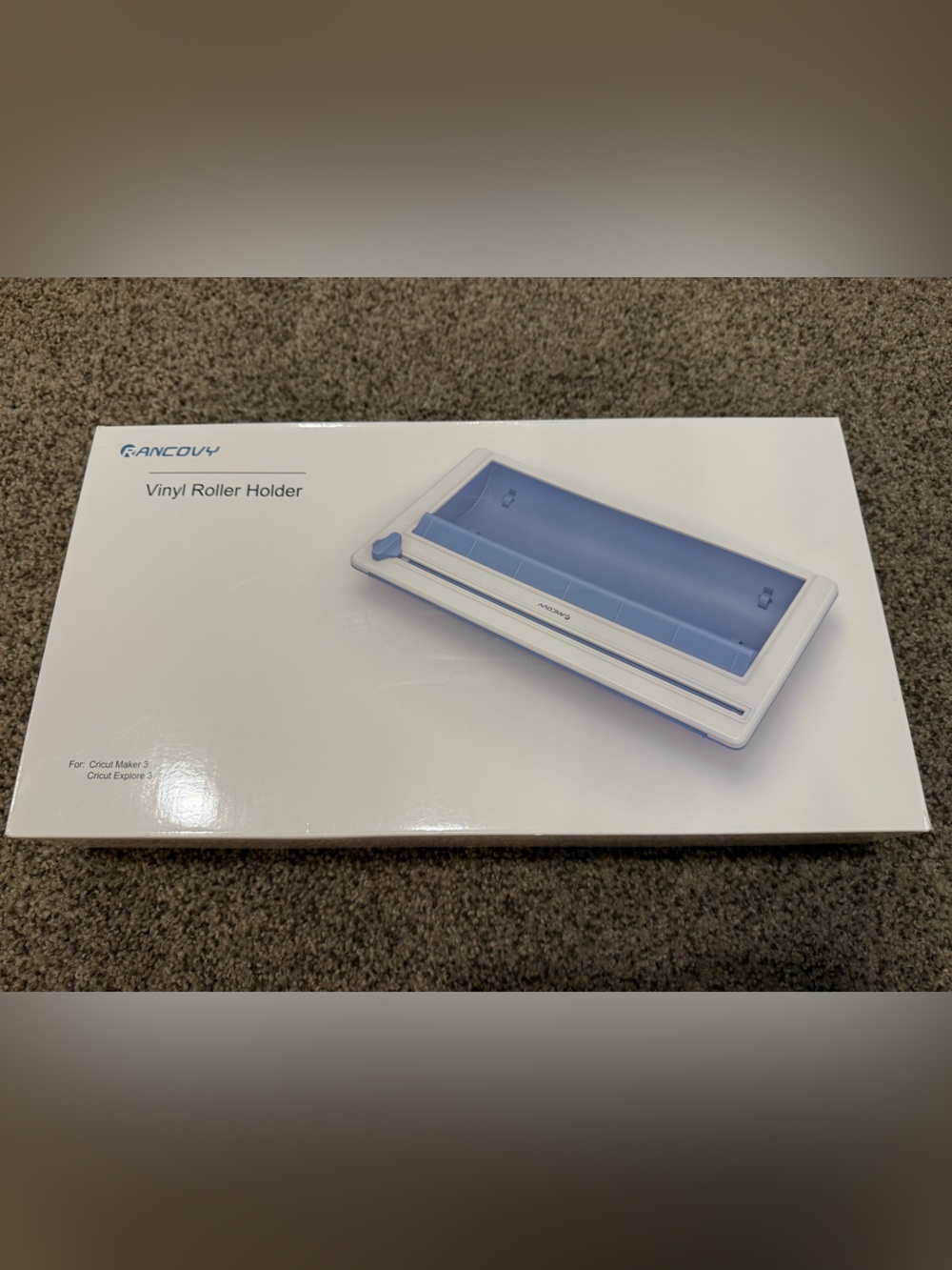 Blue Vinyl Roller Holder for Cricut Machines